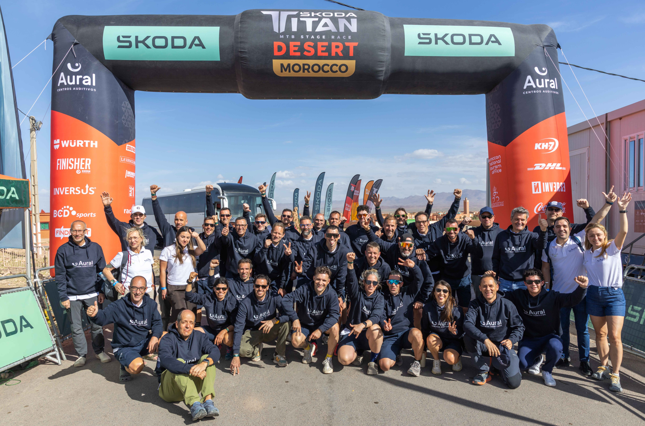 Aural lleva su mensaje contra el estigma a la Škoda Titan Desert